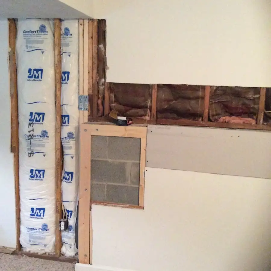 Wall insulation replacement during Odor Removal & Deodorization in Brainerd